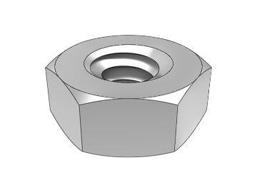 ASME B18.2.2.1-1 صواميل سداسية