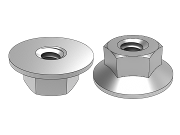 ASME B18.2.2.12 صمولة شفة كبيرة سداسية